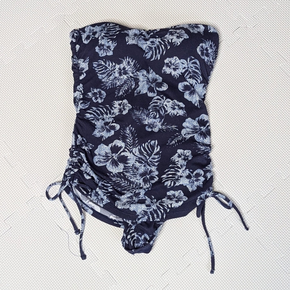 Tommy Bahama Suit Women One Piece Size 4 Chambray Blossom Blue Floral - Picture 5 of 11